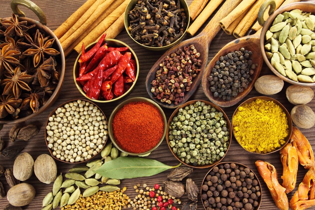 various spices